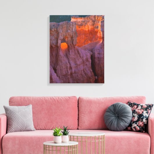 Sunrise Point | Nationaal park Bryce Canyon Canvas Afdruk (Insitu (Woonkamer))