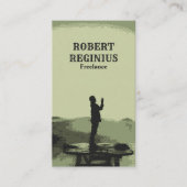 sunrise potrait 8 bits lux carte de visite (Devant)