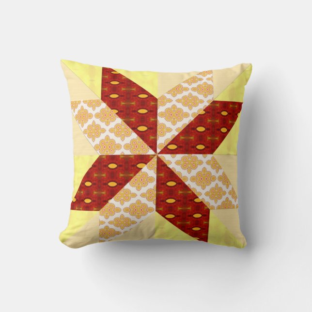 Sunrise Quilt Style Pillow Kussen (Voorkant)