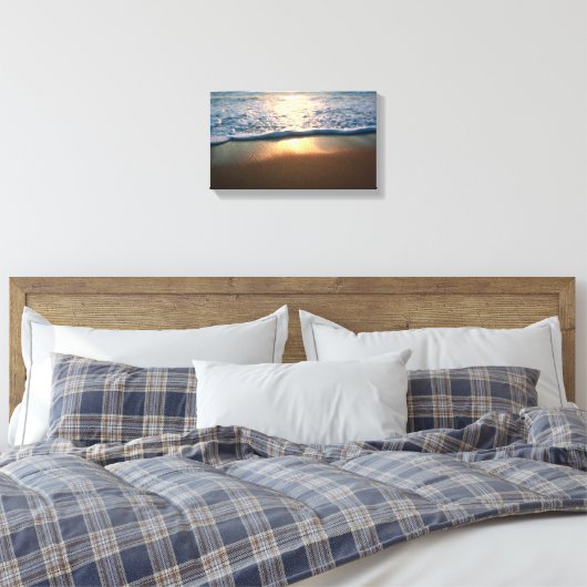 Sunrise Ray Reflection Canvas Afdruk (Insitu (Slaapkamer))