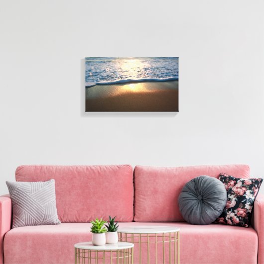 Sunrise Ray Reflection Canvas Afdruk (Insitu (Woonkamer))