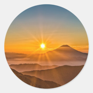 Sunrise Ronde Sticker