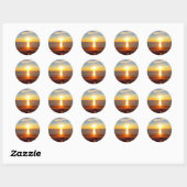 Sunrise Ronde Sticker (Vel)