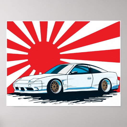 Sunrise S13 Vector Poster (Voorkant)