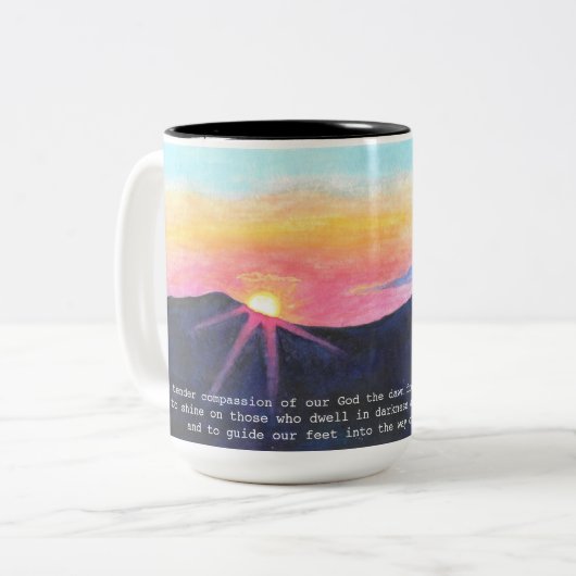 Sunrise Scriphe Mug (Devant gauche)