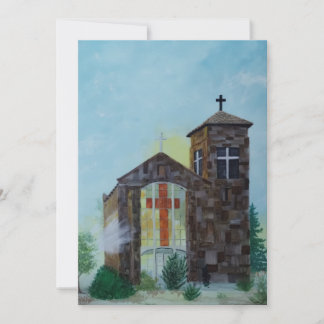 Sunrise Service At St. Joseph's Mission Feestdagenkaart