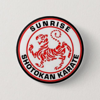 Sunrise Shotokan Karate Badges Ronde Button 5,7 Cm