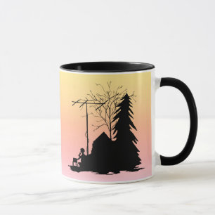 Sunrise Silhouette Ham Radio Mok