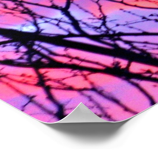 Sunrise Silohuette Poster (Hoek)