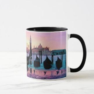 'Sunrise St. Mark's' Gondola Waterverf Mok