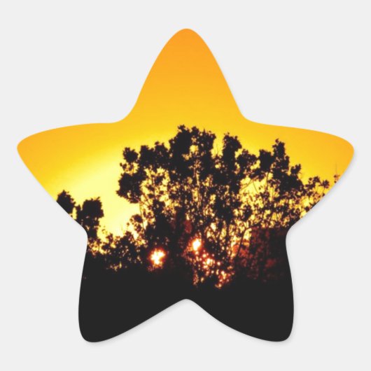 Sunrise Ster Sticker (Voorkant)