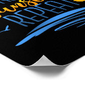 Sunrise Sunburn Sunset Herhalen Poster (Hoek)