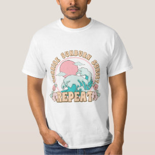 Sunrise Sunburn Sunset Repeat T-Shirt