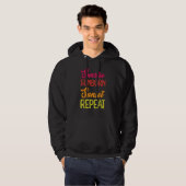 Sunrise Sunburn Sunset Repeat Vacation Holiday Rel Hoodie (Voorkant volledig)