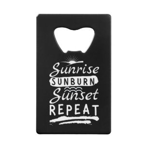 Sunrise Sunburn Sunset Répéter la plage d'été