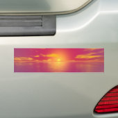 Sunrise Sunset Bumpersticker (Op auto)