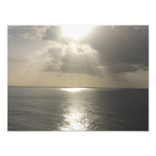 Sunrise Sunset Foto Afdruk (Voorkant)