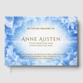 Sunrise & Sunset Funeral Guest Book Gastenboek (Voorkant)