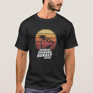 Sunrise Sunset Herhaal  Vacatie Bea T-shirt