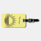 Sunrise/Sunset Reflection Thunder_Cove Bagagelabel (Voorkant horizontaal)