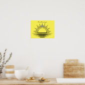 Sunrise/Sunset Reflection Thunder_Cove Poster (Keuken)
