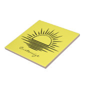 Sunrise/Sunset Reflection Thunder_Cove Tegeltje (Zijkant)