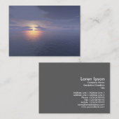 Sunrise/Sunset Visitekaartje (Voorkant / Achterkant)