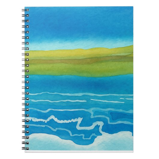 Sunrise Sunset Waterverf Journal Notitieboek (Voorkant)