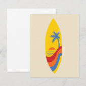 Sunrise Surf Notitiekaartje (Voorkant / Achterkant)