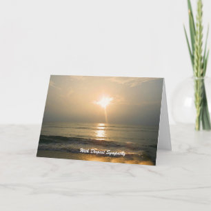 Sunrise Sympathy Card Kaart