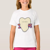 Sunrise Thermal I love me Bubely Design Hoodie T-shirt (Voorkant)