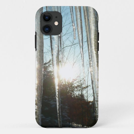 Sunrise Through Icicles Winter Natuur Fotografie Case-Mate iPhone Case (Achterkant)