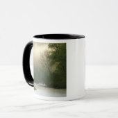 Sunrise through mist bekeken vanuit Red Bluff, Mok (Voorkant links)