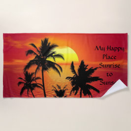 Sunrise to Sunset Beach Towel Strandlaken