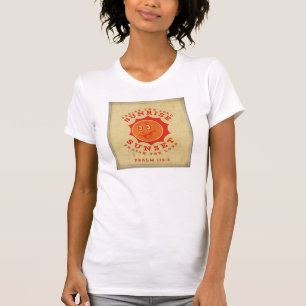 Sunrise to Sunset Briefkaart T-shirt