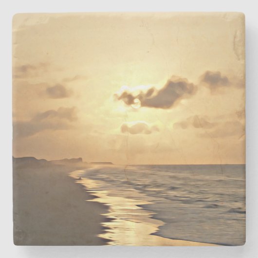 Sunrise Topsail Stenen Onderzetter (Voorkant)