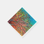 Sunrise Treetop Birds II Servet (Hoek)