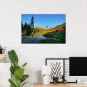 Sunrise Up Canyon Poster (Thuiskantoor)