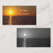 Sunrise Visitekaartje (Voorkant / Achterkant)