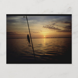 Sunrise Vissen Scene Briefkaart