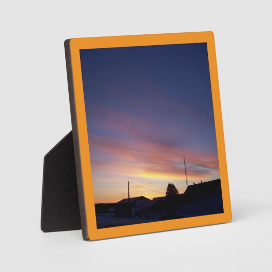 Sunrise Wall Art Design Fotoplaat (Voorkant)