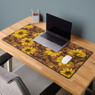 Sunroot, tournesol sauvage en jaune et marron