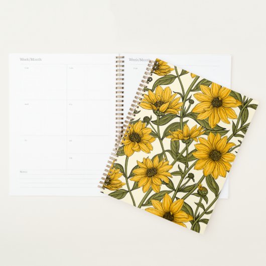 Sunroot, tournesol sauvage sur blanc (Devant avec enveloppe)