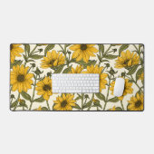 Sunroot, tournesol sauvage sur blanc (Clavier et souris)