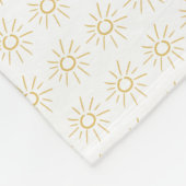 Suns Fleece Deken (Hoek)