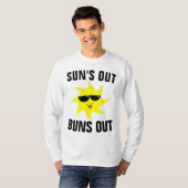 SUN'S OUT BUNS SORT T-Shirts Été (Devant entier)