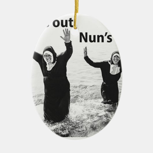 Suns out Nuns uit Keramisch Ornament (Voorkant)