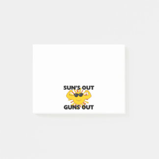 Sun's Out Pistolen Post-it® Notes