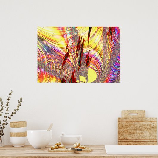 Suns Wormhole Poster (Keuken)