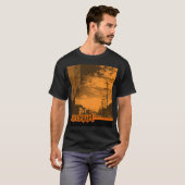sunset7 - on Black T-shirt (Voorkant volledig)
